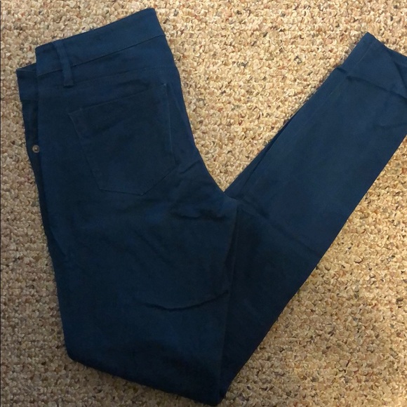 Express dark teal stretch skinny jeans - Picture 1 of 4